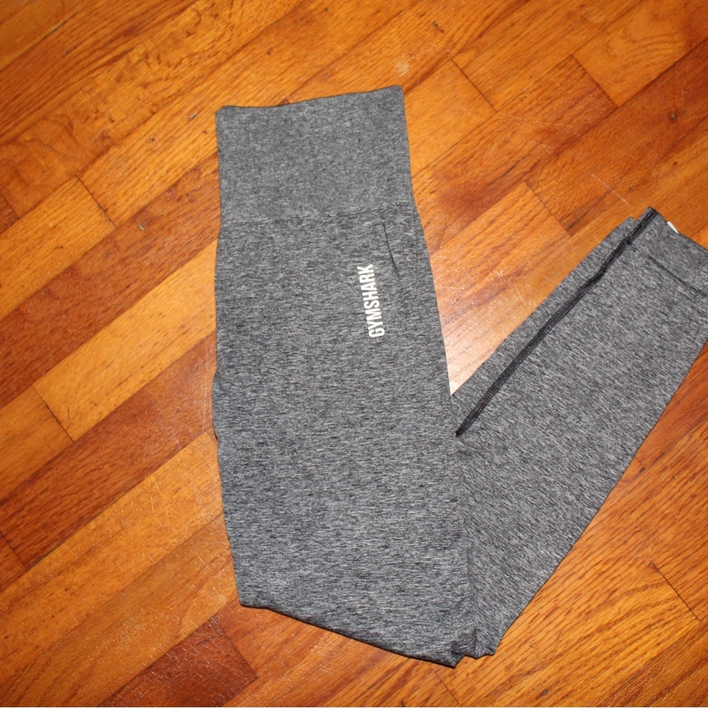 Gymshark Gray Heathered Leggings Full-Length